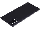 Tapa trasera con lente de camara para Samsung Galaxy A71 4G (A715 / 2020) Prism Crush Black