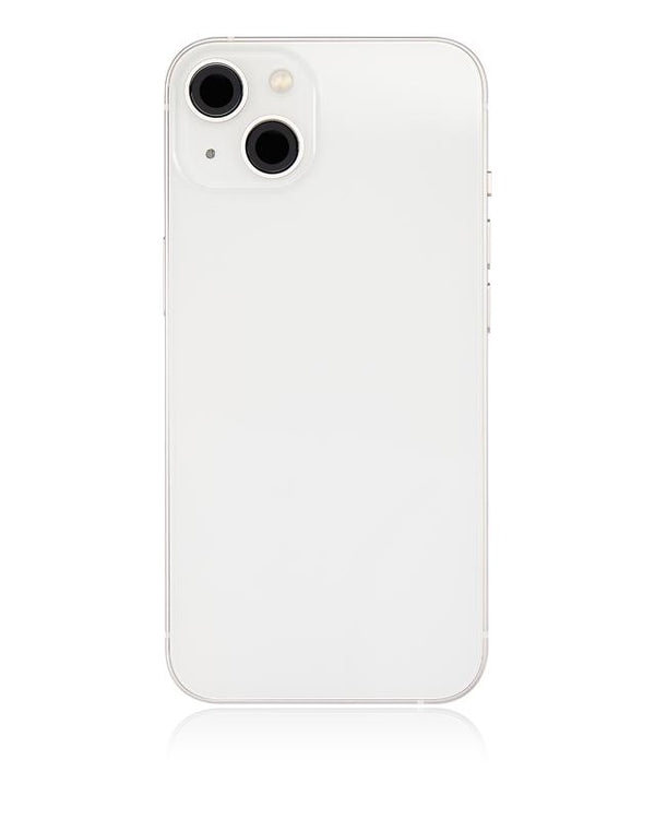 Tapa trasera con componentes pequeños para iPhone 13 (Versión US) (Sin Logo) (Starlight)