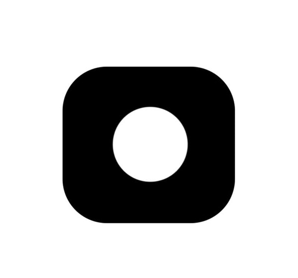 Lente de camara trasera con marco para Samsung Galaxy S9 (Negro)