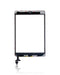 Digitalizador con chip IC y boton de inicio pre-instalado para iPad Mini 1 / iPad Mini 2 (Negro)