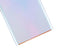 Tapa trasera con lente de camara para Samsung Galaxy Note 10 Aura Glow / Plata original