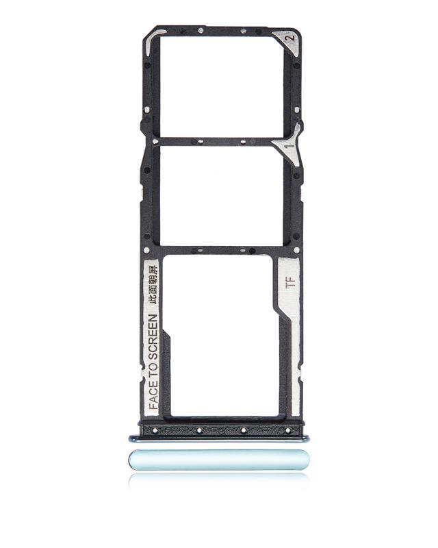 Bandeja para doble tarjeta SIM para Xiaomi Redmi Note 10 / Note 10S (Verde Lago)