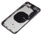 Tapa trasera para iPhone 8 Plus con componentes pequenos preinstalados (Gris Espacial)