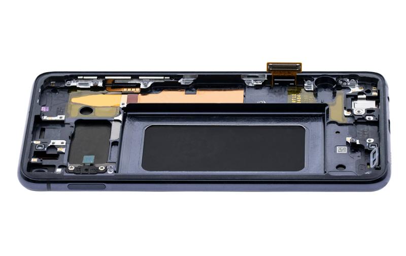 Pantalla OLED para Samsung Galaxy S10E con marco (original) (Negro Prisma)