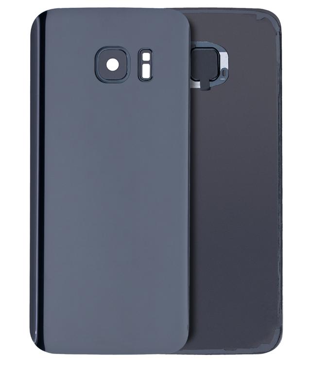 Tapa trasera con lente de camara para Samsung Galaxy S7 (Negro Onix)