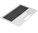 Carcasa superior con teclado para MacBook Pro 13" Retina (A1708 / Fines de 2016 / Mediados de 2017) Teclado UK (Usado OEM: Grado nuevo) (Plata)
