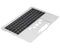 Carcasa superior con teclado para MacBook Pro 13" Retina (A1708 / Fines de 2016 / Mediados de 2017) Teclado UK (Usado OEM: Grado nuevo) (Plata)