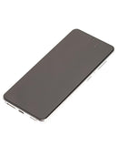 Pantalla OLED con marco para Samsung Galaxy S21 5G (Usada original grado B/C) (Blanco Fantasma)