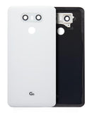 Tapa trasera con adhesivo pre-instalada para LG G6 (Blanco mistico)