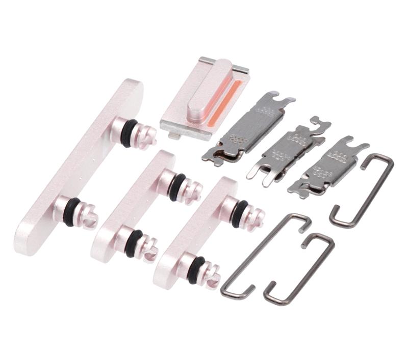 Botones duros (Encendido / Volumen / Interruptor) para iPhone 13 / 13 Mini (Rosa)