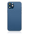 Tapa trasera con componentes pequeños pre-instalados para iPhone 12 Pro Max (Versión EE.UU.) (Sin Logo) (Azul Pacifico)