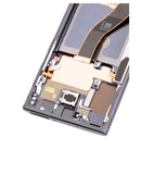 Pantalla OLED para Samsung Galaxy Note 10 con marco (original) (Negro Aura)