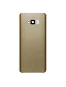 Tapa trasera con lente de camara para Samsung Galaxy S8 Plus (Sin logo) (Dorado)