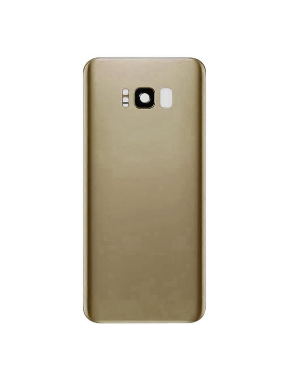 Tapa trasera con lente de camara para Samsung Galaxy S8 Plus (Sin logo) (Dorado)