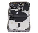 Tapa trasera con componentes para iPhone 13 Pro (Version US) (Sin logo) (Grafito)