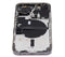 Tapa trasera con componentes para iPhone 13 Pro (Version US) (Sin logo) (Grafito)