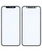 Pantalla 2 en 1 con marco para iPhone X (Cristal frontal + OCA pre-instalado)