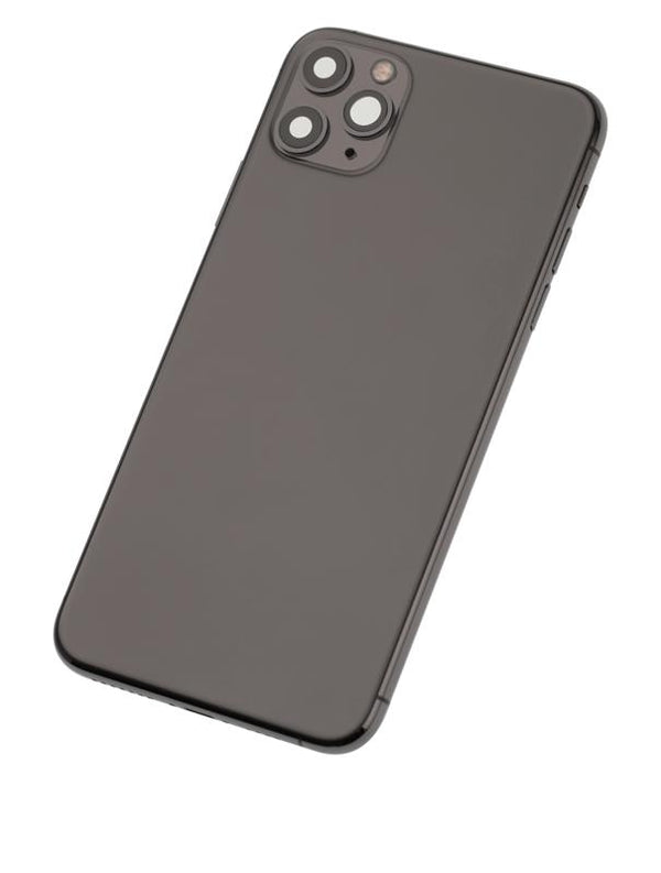 Tapa trasera con componentes para iPhone 11 Pro Max (Usada Original Grado B) (Gris Espacial)