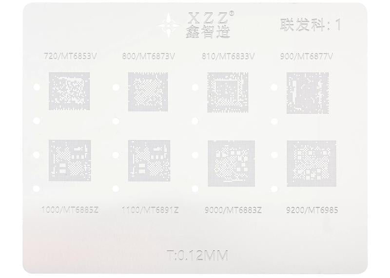 Plantilla de Reballing para CPU L23 iPhone A8-A16 BGA Reparacion