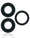 Lente de cristal para camara trasera para iPhone 11 Pro / Pro Max con adhesivo (juego de 3 piezas, paquete de 10) (zafiro real / premium)