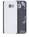Tapa trasera con lente de camara para Samsung Galaxy S7 Edge (Plata)
