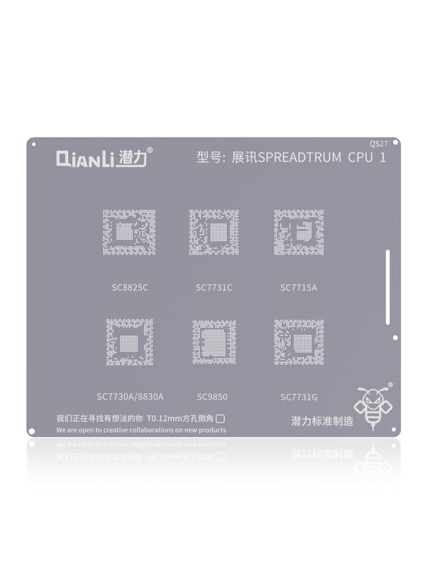 Stencil Bumblebee para CPU SPREADTRUM QS27 (Qianli)