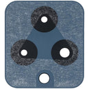 Lente de camara trasera (solo vidrio) con adhesivo para T-Mobile Revvl 6 (Azul)