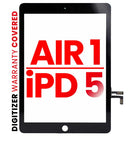 Digitalizador para iPad Air 1 / iPad 5 (2017) sin boton de inicio, negro