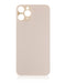 Tapa trasera para iPhone 11 Pro con adhesivo 3M (Agujero grande para camara) (Dorado)