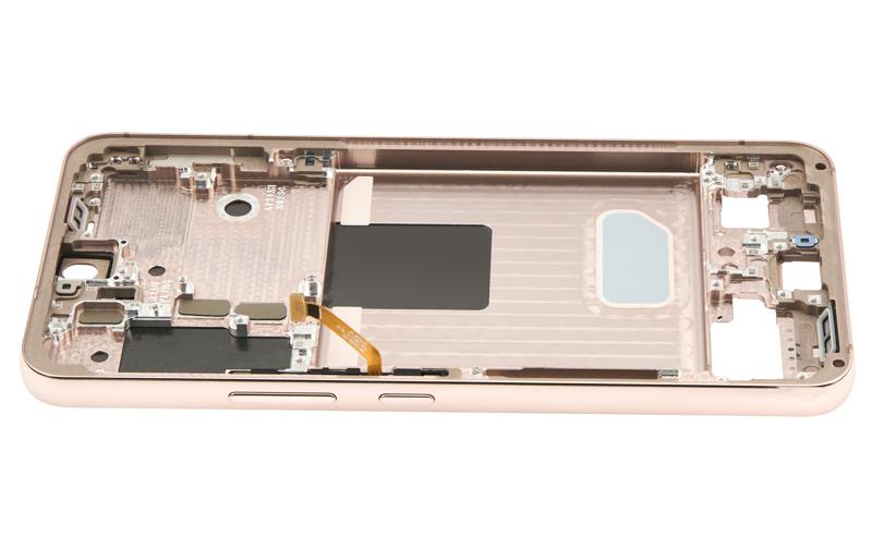 Carcasa media para Samsung Galaxy S22 5G (Version Internacional) (Oro Rosa)