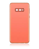 Tapa trasera con lente de camara para Samsung Galaxy S10E (Original) (Rosa Flamenco)