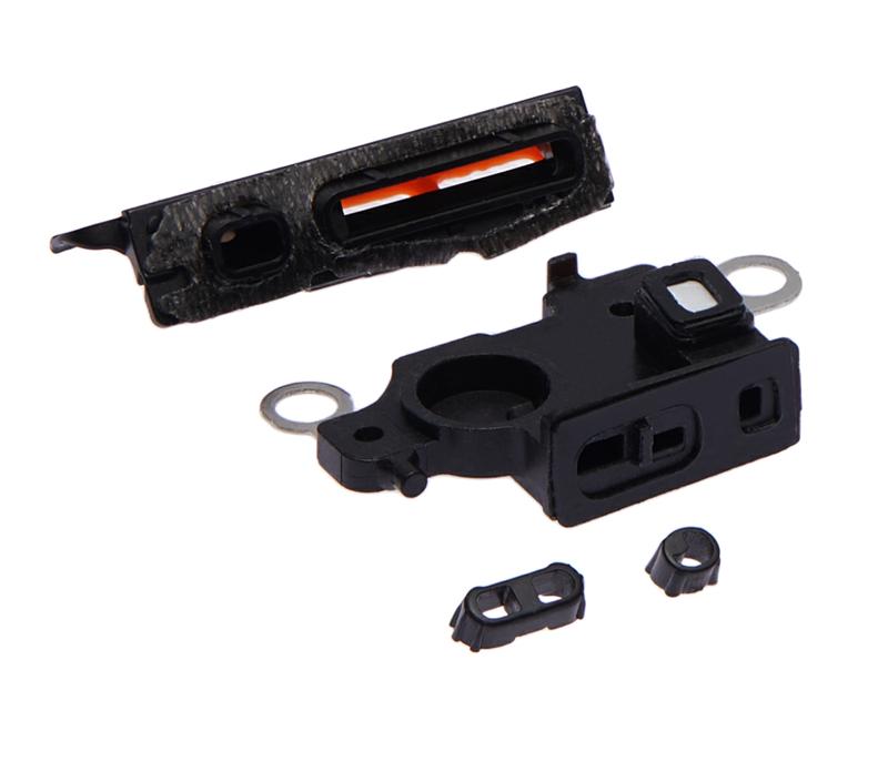 Malla de altavoz/microfono para iPhone 13 (Negro) (Paquete de 10)