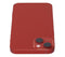 Tapa trasera para iPhone 13 con componentes pequeños pre-instalados (Sin logo) (Rojo)