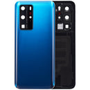 Tapa trasera con lente de camara para Huawei P40 Pro (Azul Profundo)