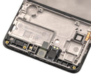 Pantalla OLED para Samsung Galaxy M51 con marco (Negro Celestial)