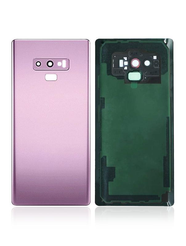 Tapa trasera con lente de camara para Samsung Galaxy Note 9 original (Lavanda Morado)