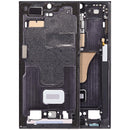 Marco intermedio para Samsung Galaxy S23 Ultra 5G (Version internacional) (Negro Phantom)
