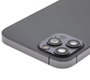 Tapa trasera para iPhone 12 Pro con componentes pequenos pre-instalados (Version EE.UU.) (Usada original grado C) (Grafito)