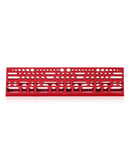Estante para herramientas (6 x 24" 1/8" x 2 3/4") - Rojo