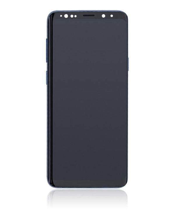 Pantalla OLED para Samsung Galaxy S9 Plus con marco (Azul Coral) (Reacondicionado)