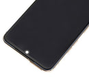 Pantalla OLED con marco para LG V60 ThinQ 5G (Marco plata, Blanco elegante)