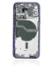 Tapa trasera para iPhone 12 con componentes pequenos pre-instalados (Version US) (Morado)