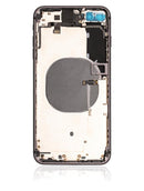 Tapa trasera con componentes pequenos pre-instalados para iPhone 8 Plus (Usada, Calidad B) (Gris Espacial)