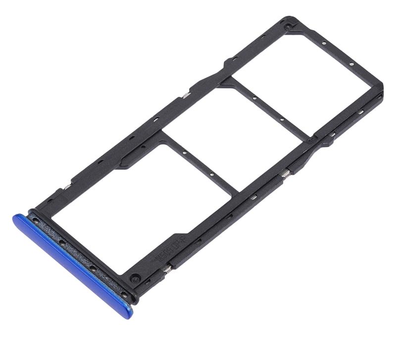 Bandeja para tarjetas SIM doble para Xiaomi Redmi 9C / 9A (Azul)