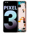 Pantalla OLED con marco para Google Pixel 3 original (Rosa)