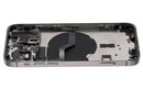 Tapa trasera para iPhone 12 Pro con componentes pequenos pre-instalados (Sin logo) (Version Internacional) (Grafito)