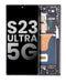 Pantalla OLED con marco para Samsung Galaxy S23 Ultra 5G (Lavanda)