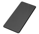 Pantalla OLED para Samsung Galaxy M51 con marco (Negro Celestial)