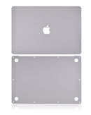 Piel 2 en 1 (superior e inferior) para MacBook Air 13" Retina (A2179 / Principios de 2020) (Gris Espacial)