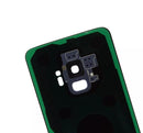 Tapa trasera con lente de camara para Samsung Galaxy S9 (Original) (Azul Coral)
